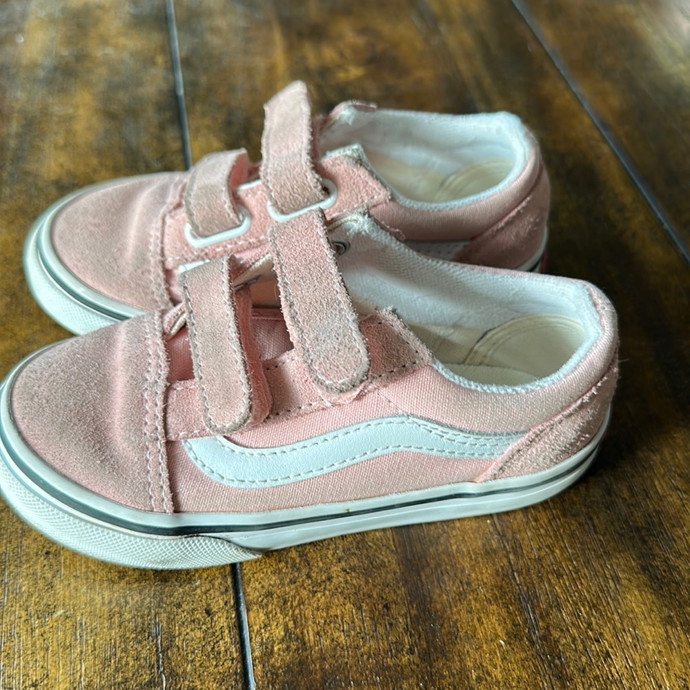 Pink Vans with Velcro